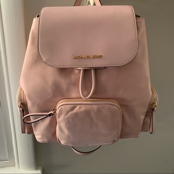 Michael Kors Abbey Large Cargo Backpack Blossom Pink